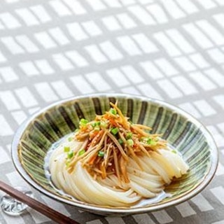 きんぴらぶっかけうどん